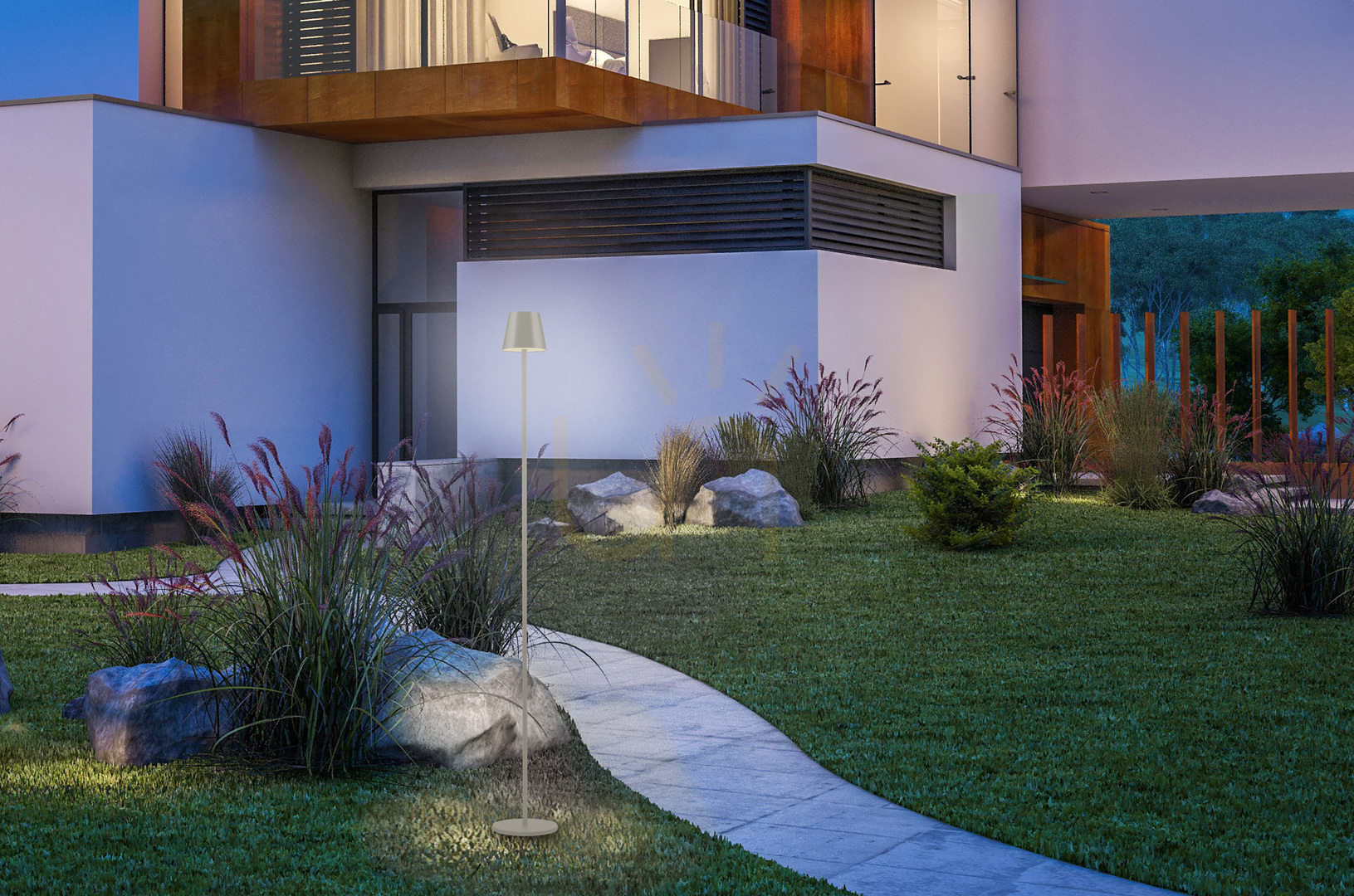 Display EURIA Garden Lamp 19252-40 Grey 1xLED EURIA Garden Lamp 19252-40 Grey 1xLED
