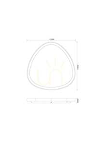 Plafond LIRIA MS756160 Gold 1xLED 1 Plafond LIRIA MS756160 Gold 1xLED small 1