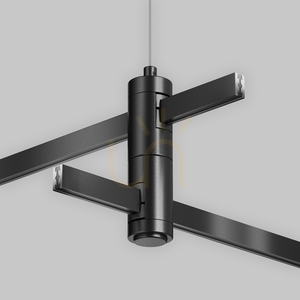 Maytoni FLARITY double cable suspension black 24V for magnetic track TRA157SW-D1-B small 2