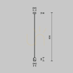 Track Connector Maytoni Flarity Black Aluminum TRA159C-IPCL1-B small 4