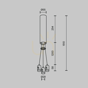 FLARITY TRA154SW-BB-R-B Maytoni Busbar Hanger 4 FLARITY TRA154SW-BB-R-B Maytoni Busbar Hanger small 4