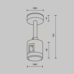 FLARITY TRA156C-IPC1-B Maytoni Rigid Connector for Busbars small 4