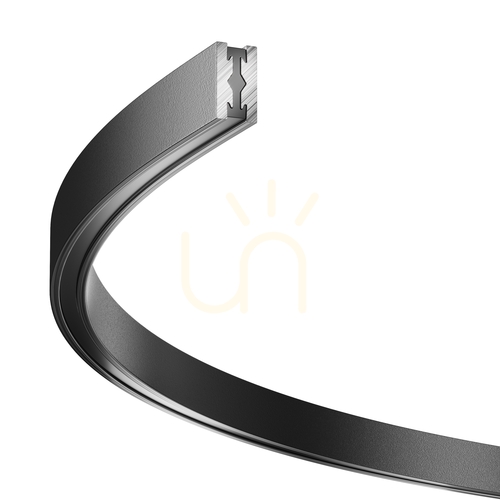 Check Black semi-circular surface-mounted and pendant track Maytoni Flarity 800 mm TRX154-SR-D800-B