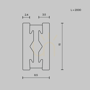 Maytoni FLARITY TRX154-112B Black Lighting Track, 200 cm small 6