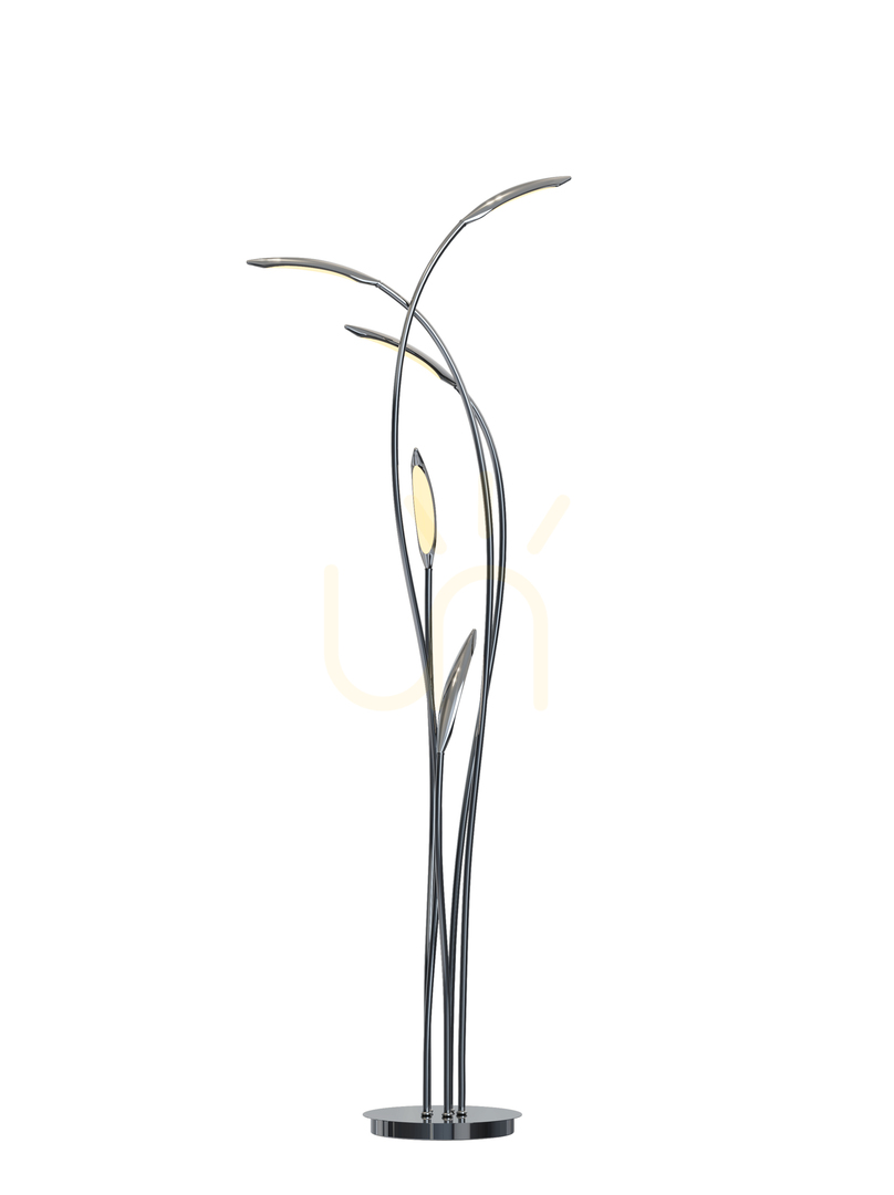HAMPTON chrome floor lamp 3326-0501 Aviano
