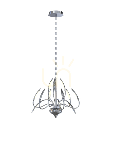 Check Aviano Tokyo 5326-1201 Pendant Light Chrome, LED 57 W 3000K, Ø73 cm