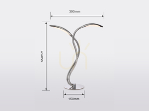 HAMPTON chrome standing lamp 8326-0201 Aviano small 2