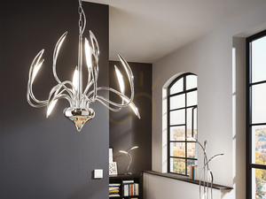 HAMPTON chrome standing lamp 8326-0201 Aviano small 3