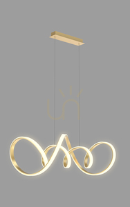 Toronto gold pendant lamp 7095-0115 Aviano small 2