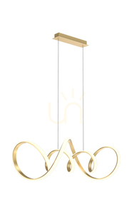 Toronto gold pendant lamp 7095-0115 Aviano small 0