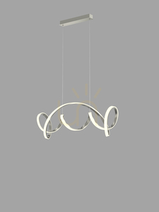 TORONTO silver pendant lamp 105 cm 7095-0163 Aviano small 2