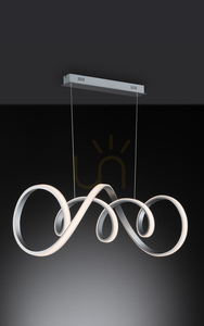 TORONTO silver pendant lamp 7095-0163 by Aviano small 3