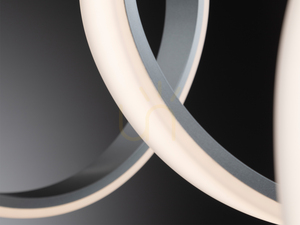 TORONTO silver pendant lamp 7095-0163 by Aviano small 4