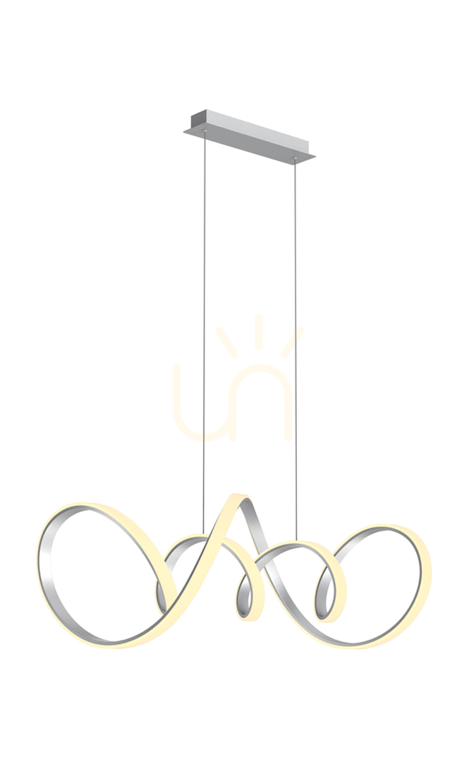 TORONTO silver pendant lamp 7095-0163 by Aviano