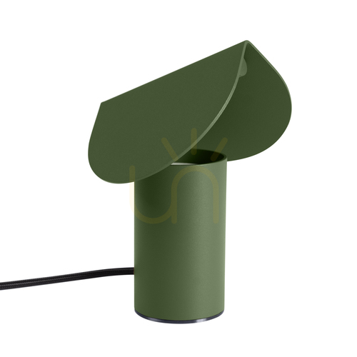 Check BISCUIT desk lamp olive green LED 3000K