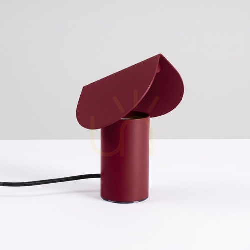Check BISCUIT burgundy LED desk lamp 3000K