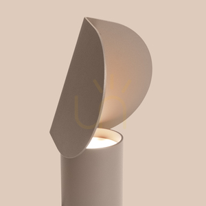 BISCUIT taupe LED desk lamp 3000K small 4