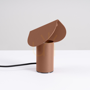 BISCUIT mocca LED desk lamp 3000K small 1