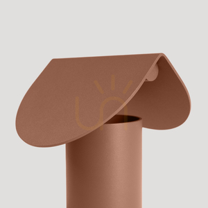BISCUIT mocca LED desk lamp 3000K small 3