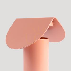 BISCUIT peach LED desk lamp 3000K small 3