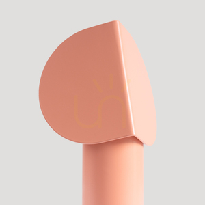 BISCUIT peach LED desk lamp 3000K small 6