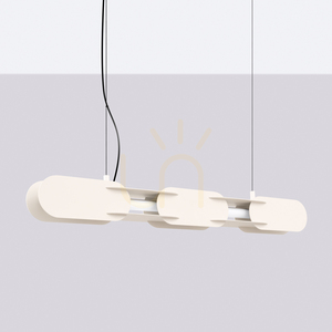 CHAIN 91 beige LED 3000K pendant lamp small 1