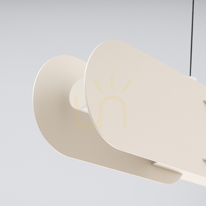 CHAIN 91 beige LED 3000K pendant lamp small 4