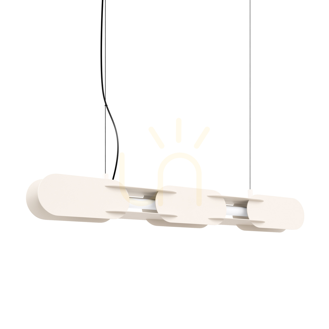 CHAIN 91 beige LED 3000K pendant lamp