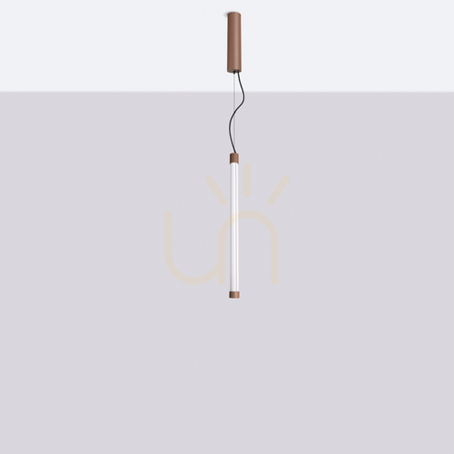 Check TRANG 50 brown LED 3000K pendant lamp