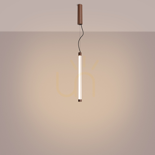 Check TRANG 50 brown LED 3000K pendant lamp
