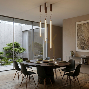 TRANG 75 brown LED 3000K pendant lamp small 8