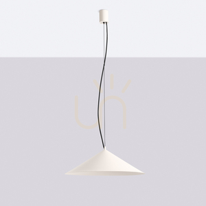Thoro FINT beige LED pendant light, 3000 K, Ø50 cm small 7