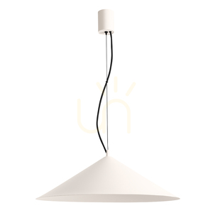 Thoro FINT beige LED pendant light, 3000 K, Ø50 cm small 0