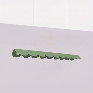 BISCUIT 100 sage LED 3000K pendant lamp small 1