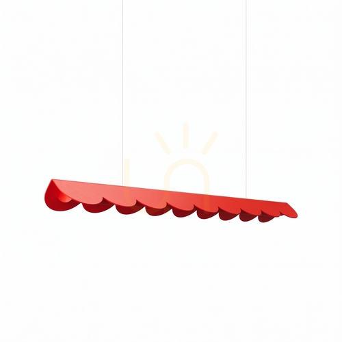 Check BISCUIT 100 red LED 3000K pendant lamp