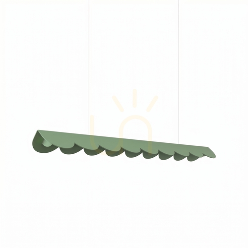 Check BISCUIT 100 sage LED 4000K pendant lamp