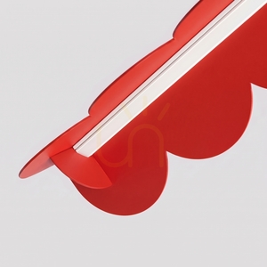 BISCUIT 100 red LED 4000K pendant lamp small 8