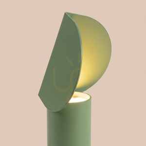 BISCUIT sage LED desk lamp 3000K small 4