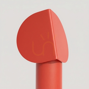 BISCUIT red LED desk lamp 3000K small 6