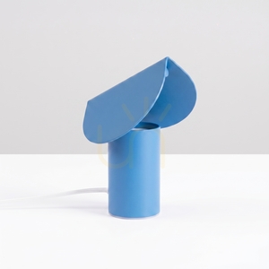 BISCUIT blue LED desk lamp 3000K small 1