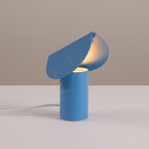 BISCUIT blue LED desk lamp 3000K small 2