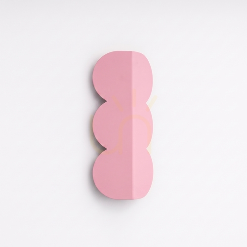 Check BISCUIT wall lamp pink