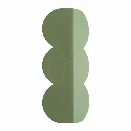 Check BISCUIT sage wall lamp