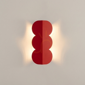 BISCUIT wall lamp red small 6