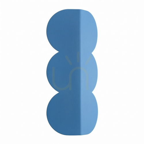 Check BISCUIT wall lamp blue