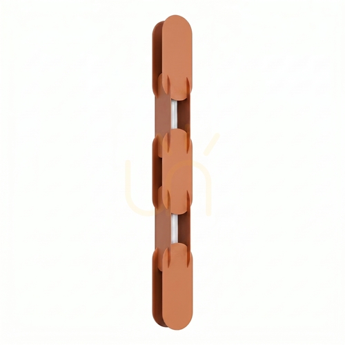 Check CHAIN 91 ochre red LED wall lamp 3000K