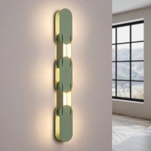 CHAIN 91 sage LED wall lamp 3000K small 2