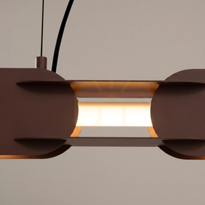CHAIN 91 Thoro Pendant Lamp Brown LED 3000K Dimmable small 3