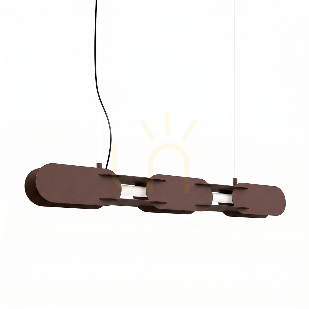 CHAIN 91 braun LED 3000K Pendelleuchte