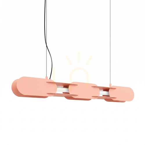 Check CHAIN 91 peach LED 3000K pendant lamp